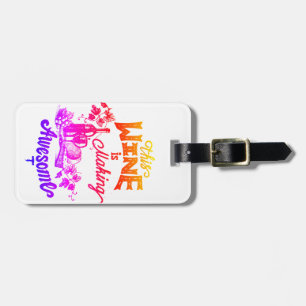 Weinliebhaber, essbar gepäckanhänger