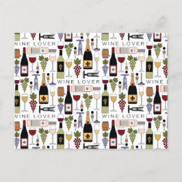 Weinliebhaber Flaschen, Gläser & Accessoires Muste Postkarte