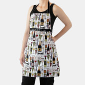 Weinliebhaber Flaschen, Gläser und Zubehör Muster Schürze (InSitu)