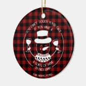 Weinliebhaber Funny 2020 Covid Pandemic Weihnachte Keramik Ornament (Links)