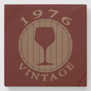 Weinliebhaber Geburtstag 1976 Jahrgang Steinuntersetzer
