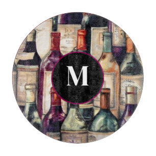 Weinliebhaber Glas-Schneidebrett Schneidebrett