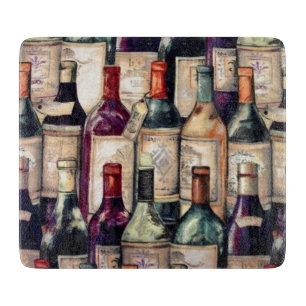 Weinliebhaber Glas-Schneidebrett Schneidebrett