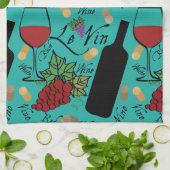 Weinliebhaber Motif Custom Handtuch (Gefaltet)