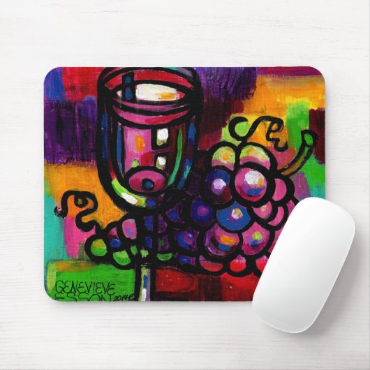 Weinliebhaber Mousepad (Mit Mouse)