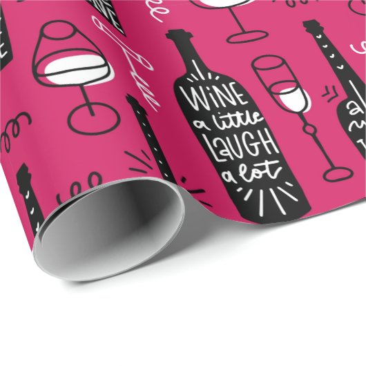 Weinliebhaber Packpapier (Rolleneckpunkt)