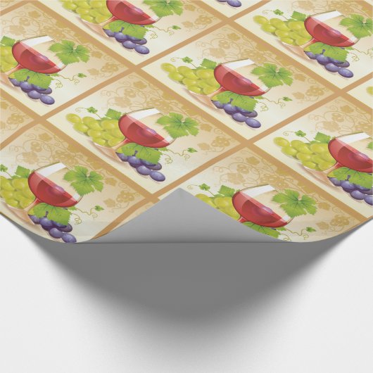 Weinliebhaber Packpapier (Ecke)