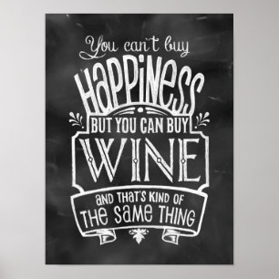 Weinliebhaber-Plakat Poster