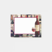 Weinliebhaber Post-it Klebezettel (Vorderseite)