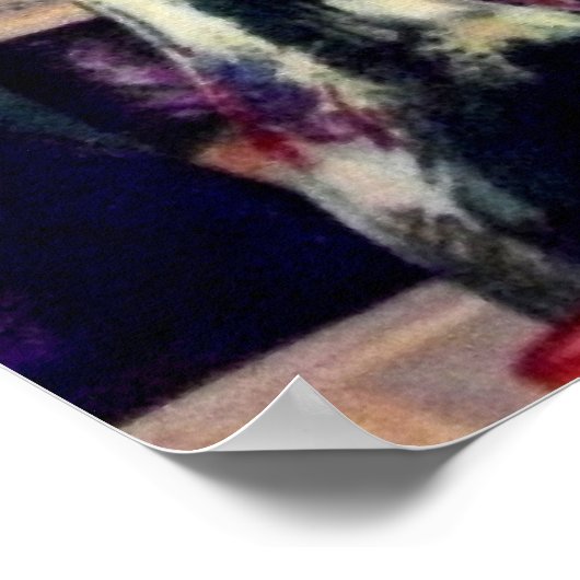 Weinliebhaber Poster (Ecke)