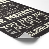 Weinliebhaber Poster (Ecke)