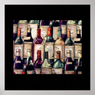 Weinliebhaber Poster