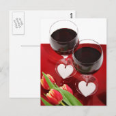Weinliebhaber Postkarte (Vorne/Hinten)