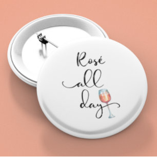 Weinliebhaber Rose All Day Button