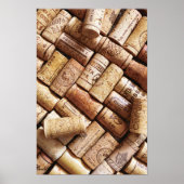 Weinliebhaber Rot- und Weißkorkensammlung Poster (Vorne)