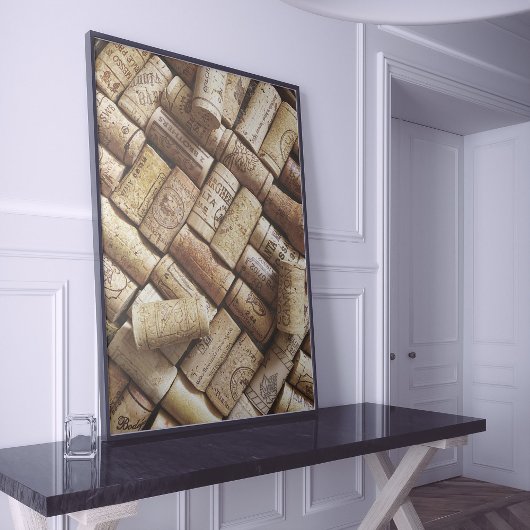 Weinliebhaber Rot- und Weißkorkensammlung Poster