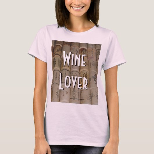 Weinliebhaber T-Shirt (Vorderseite)
