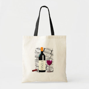 Weinliebhaber Tote Tasche