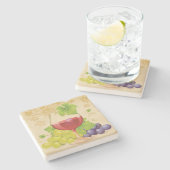 Weinliebhaber Untersetzer (Seitenansicht)