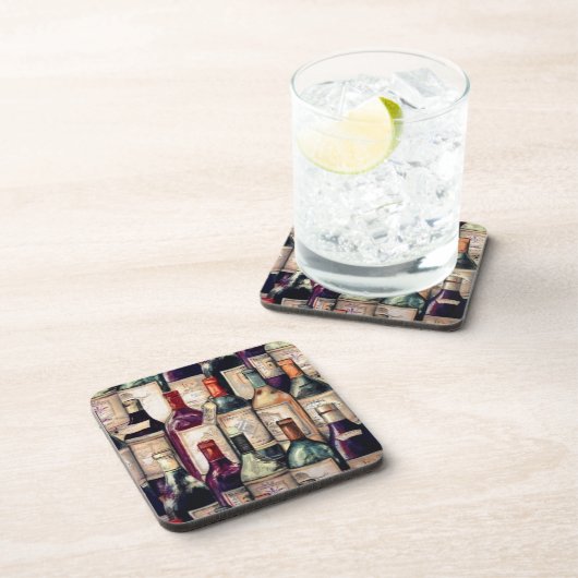 Weinliebhaber Untersetzer Set (Rechte Seite)