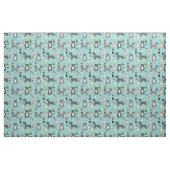 Weinliebhaber von Pitbullen Stoff (Fat Quarter (45,7 x 55,9 cm))