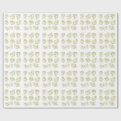 Weinliebhaber Weintrauben Weinpapier Geschenkpapier (Flach)