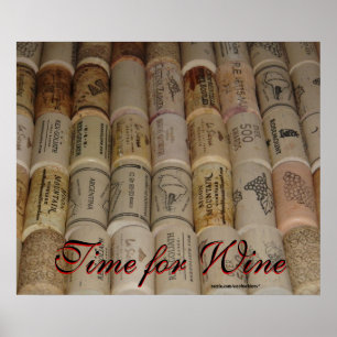 Weinliebhaber - Zeit für Wein Poster