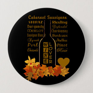 Weinlover-Taste, riesig Button