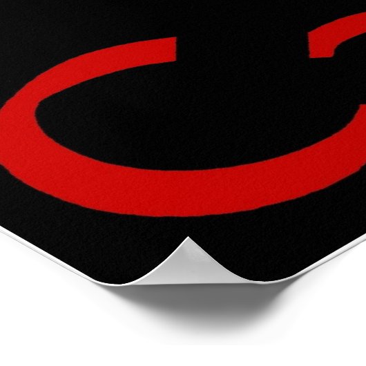 Weinmädchen Cabernet Poster (Ecke)