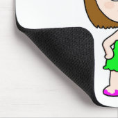 Weinmädchen Mousepad (Ecke)