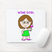 Weinmädchen Mousepad (Mit Mouse)