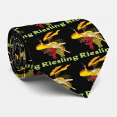 Weinmädchen Riesling Print, Krawatte (Gerollt)