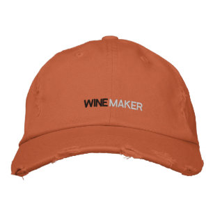 WEINMAKER HAT BESTICKTE BASEBALLKAPPE