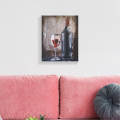 Weinmalerei von Chet McDan Art Leinwanddruck (Insitu (Wohnzimmer))