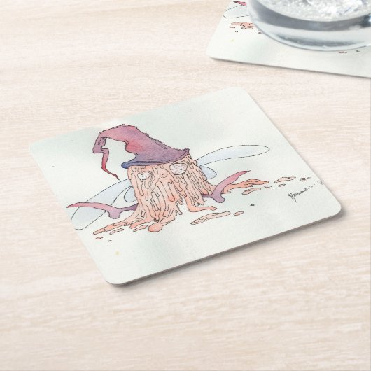 Weinmärchen Rechteckiger Pappuntersetzer (angewinkelt)