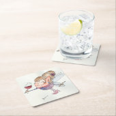 Weinmärchen Rechteckiger Pappuntersetzer (Vor Ort)