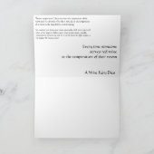 Weinmärchen - Zimmertemperatur-Horizont Feiertagskarte (Innenseite)