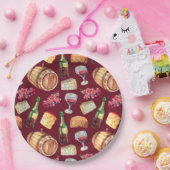 Weinmuster Pappteller (Party)