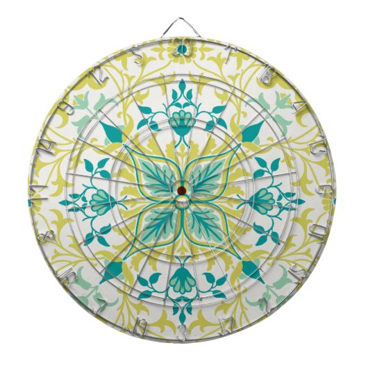 Weinmuster (von William Morris) Dartscheibe (vorne)