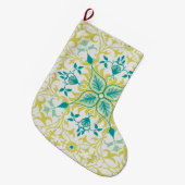 Weinmuster (von William Morris) Großer Weihnachtsstrumpf (Vorderansicht (hängend))