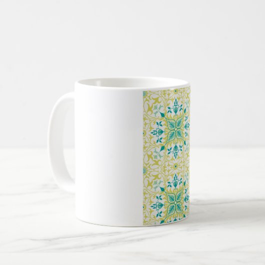 Weinmuster (von William Morris) Kaffeetasse (Vorderseite Links)