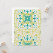 Weinmuster (von William Morris) Karte (Vorderseite/Rückseite Beispiel)