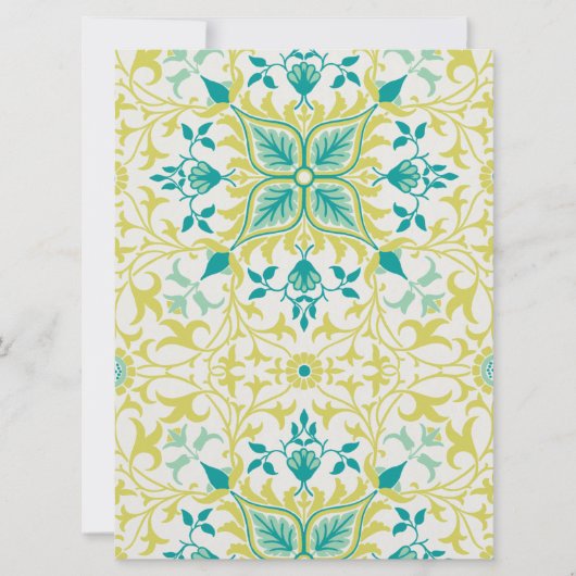 Weinmuster (von William Morris) Karte (Vorderseite)