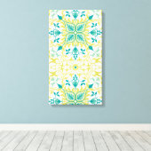 Weinmuster (von William Morris) Leinwanddruck (Insitu (Holzboden))