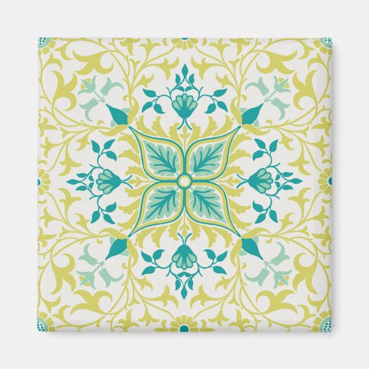 Weinmuster (von William Morris) Magnet (Vorne)