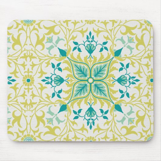 Weinmuster (von William Morris) Mousepad (Vorne)