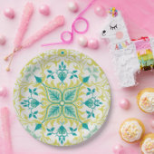 Weinmuster (von William Morris) Pappteller (Party)