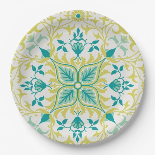 Weinmuster (von William Morris) Pappteller (Vorderseite)