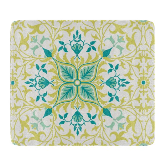 Weinmuster (von William Morris) Schneidebrett (Vorderseite)