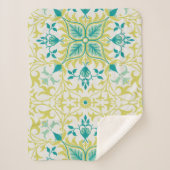 Weinmuster (von William Morris) Sherpadecke (Vorderseite)